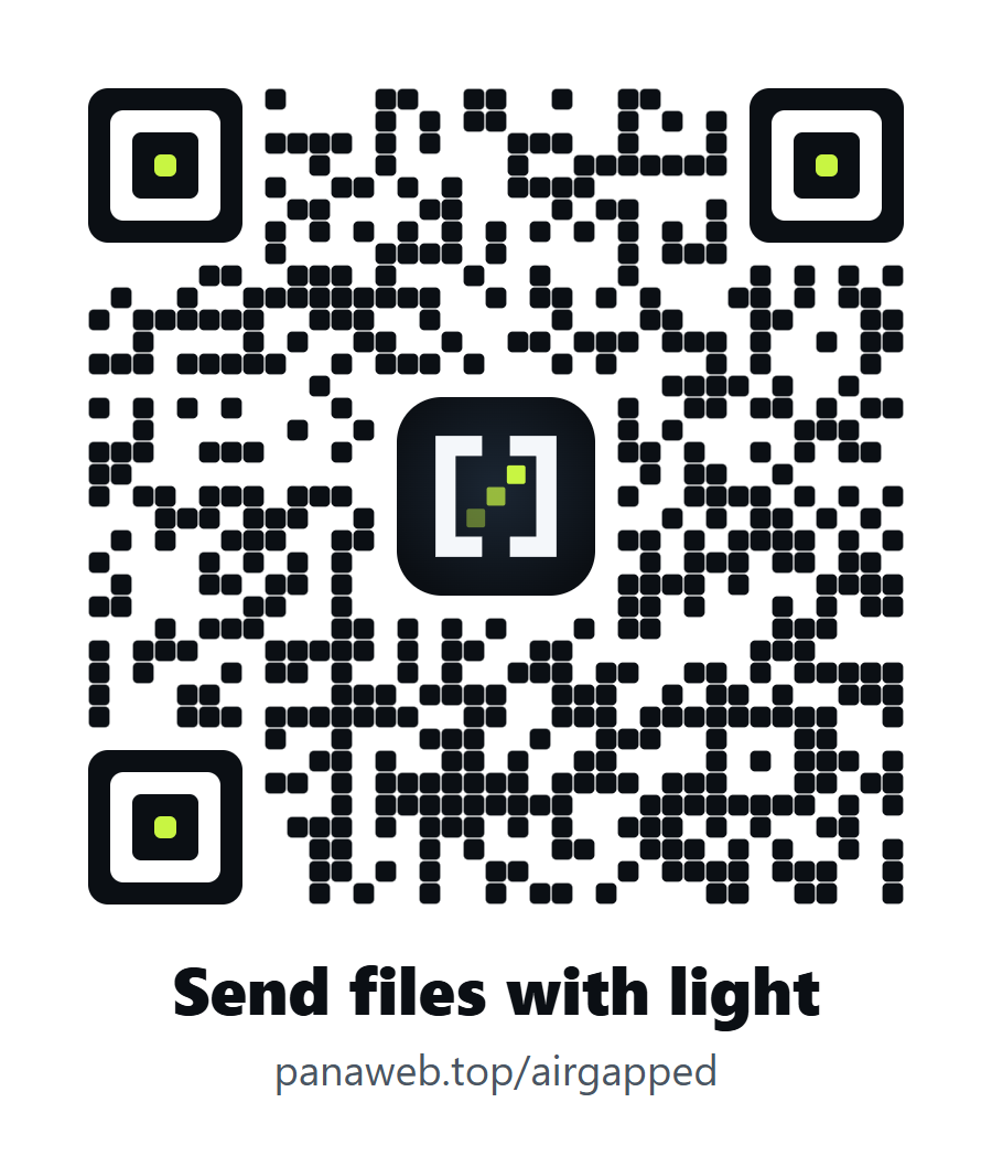 QR code to panaweb.top/airgapped